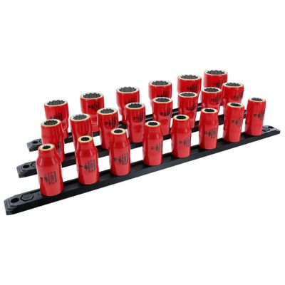 22 PC INSUL SOCKETS 1/2 DRIVE