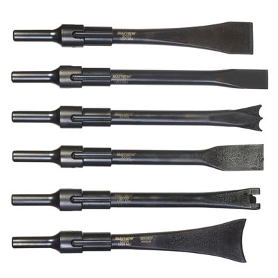 Mayhew Tools 32200 Pneumatic Tool Set, 6-Piece Non-Turning, Black Oxide Finish