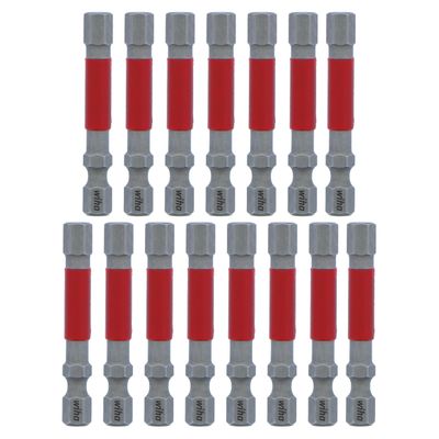 Terminator Impact Power Bit Hex, 15 Piece. 1/4" x 49mm