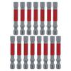 Terminator Impact Power Bit Hex, 15 Piece. 1/4" x 49mm view 1