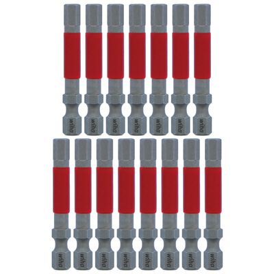 Terminator Impact Power Bit Hex, 15 Piece. 7/32" x 49mm