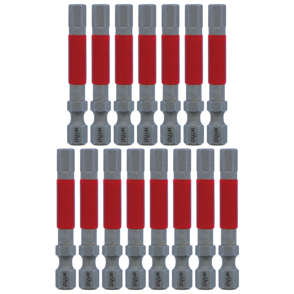 Terminator Impact Power Bit Hex, 15 Piece. 7/32" x 49mm