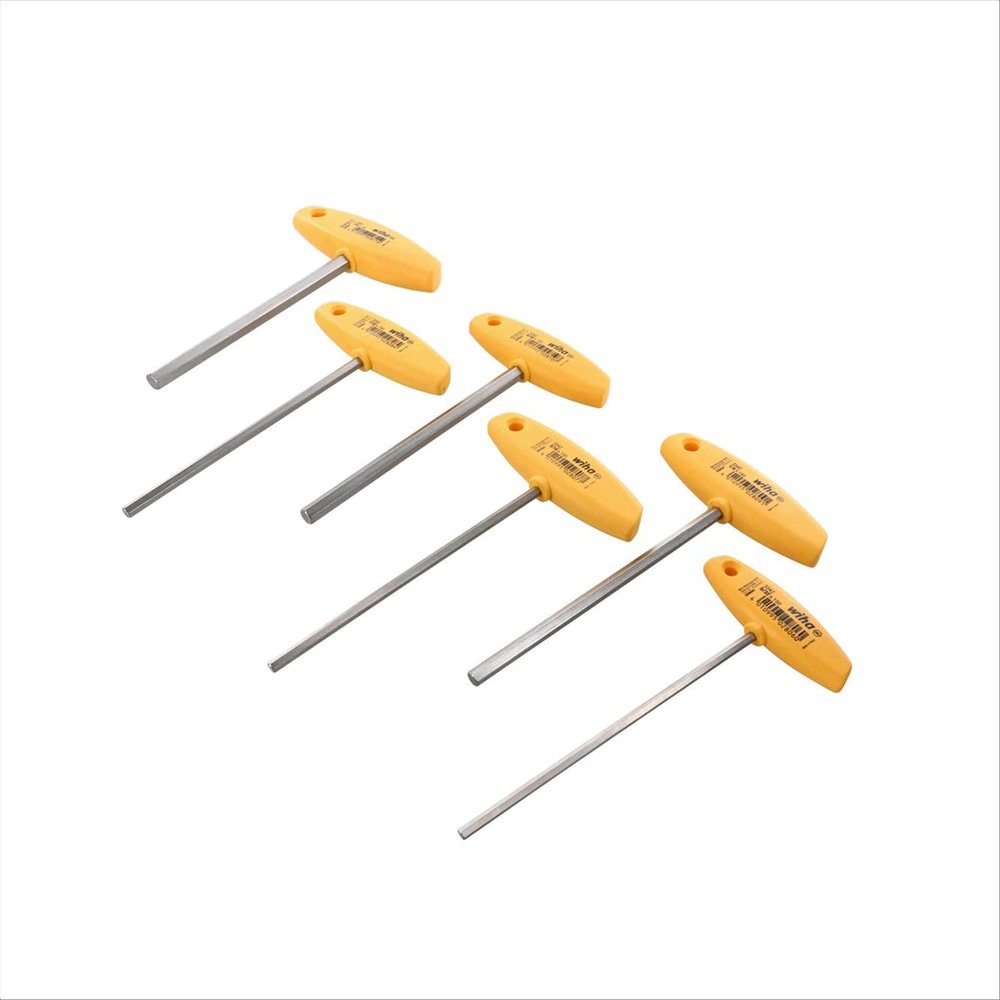 HEX 6PC INCH T-HANDLE SET CLAM