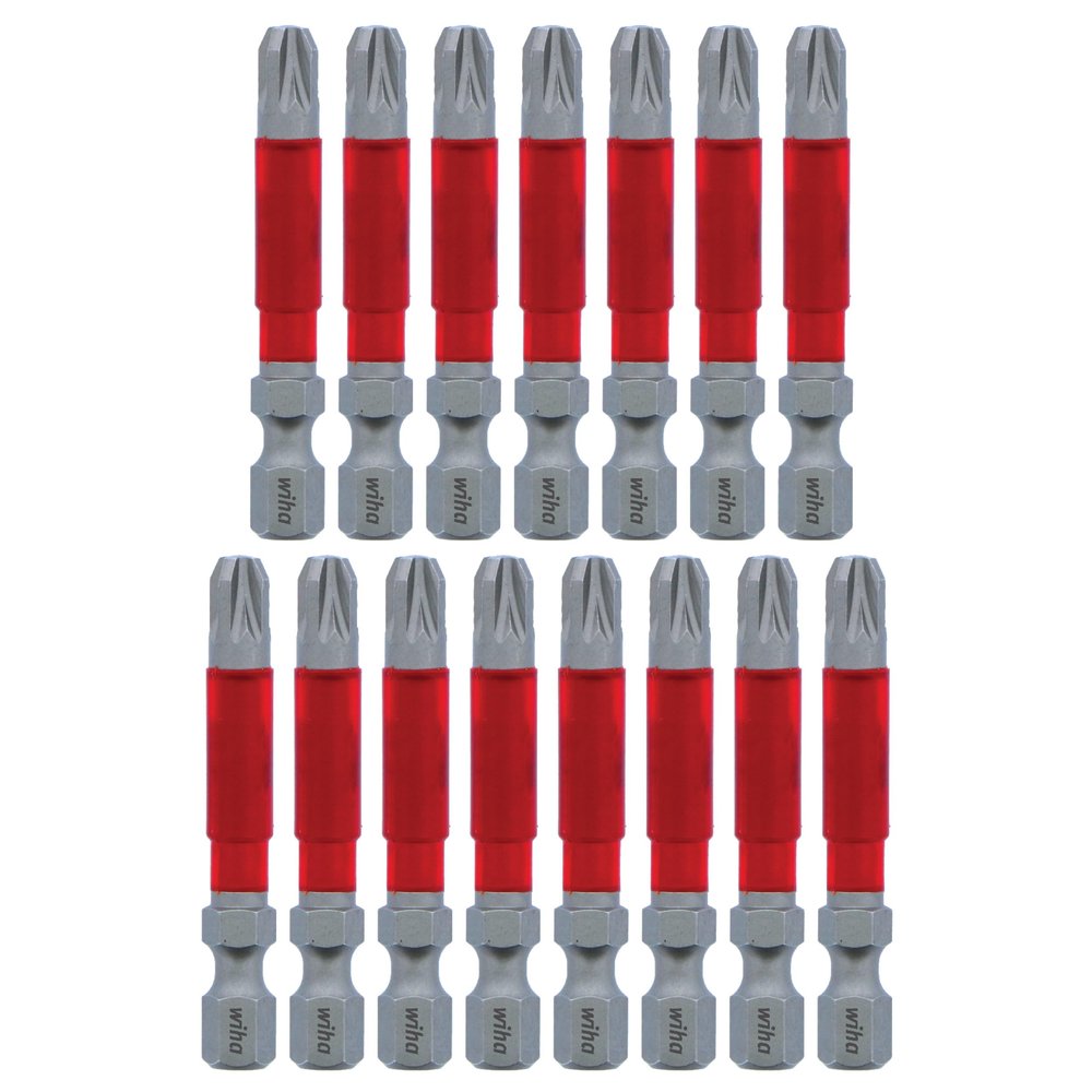 Terminator Impact Power Bit Pozidriv, 15 Piece. #3 x 49mm