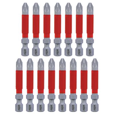 Terminator Impact Power Bit Pozidriv, 15 Piece. #2 x 49mm