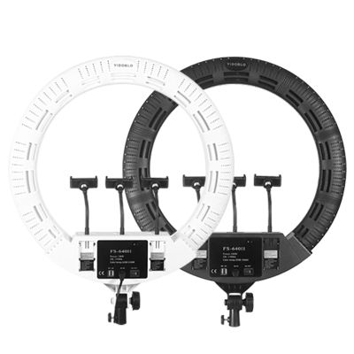 100W 22" Ring lamp 55cm Ring Light Kit Super Bright LED Ring Lamp for Makeup Beauty Nail Skin Handbag & Tripod (22" FD-640ll Balck)