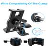woleyi Bike Tablet Mount, Motorcycle Bicycle Tablet Holder, Cycling Handlebar Clamp with 360 Rotation for iPad Pro Air Mini, iPhone, Samsung Galaxy Tabs, Fire HD, More 4.7-13" Cellphones and Tablets view 4
