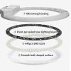 100W 22" Ring lamp 55cm Ring Light Kit Super Bright LED Ring Lamp for Makeup Beauty Nail Skin Handbag & Tripod (22" FS-640ll White) view 3