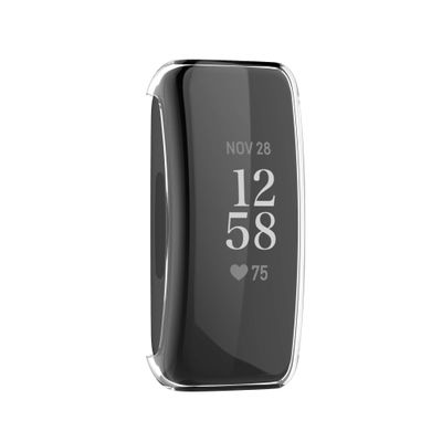 BabyValley Case Compatible with Fitbit Inspire 2/Inspire 3 Full Coverage Screen Protector Soft TPU Plated Bumper Shell Protective Cover for Inspire 3/Inspire 2 (Clear)