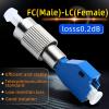 Cruiser 1pcs-100pcs Single Mode 9/125Um FC Male to LC Female Hybrid Fiber Optic Converter,Visual Fault Locator Compatible FTTH Optical Fiber Adapter (5pcs) view 2