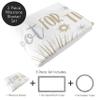 Sweet Jojo Designs Star and Moon Girl Milestone Blanket Monthly Newborn First Year Growth Mat Baby Shower Memory Keepsake Gift Picture - Gold and Grey Celestial Shoot for The Stars Space view 2