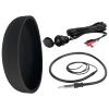 Enrock Stereo Speakers Combo: Bluetooth Gauge Style Marine Boat Cycle Digital Media Bluetooth Receiver + Pair 622MW 6.5" 2-Way Water Resistant Coaxial Speakers + USB Mount + 22" Radio Antenna + Cover view 3