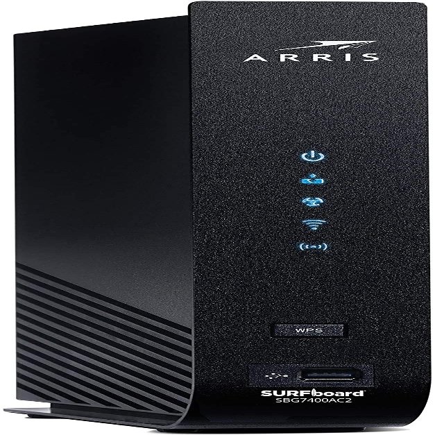 ARRIS Surfboard SBG7400AC2 DOCSIS 3.0 Cable Modem & AC2350 Dual-Band Wi-Fi Router, Approved for Cox, Spectrum, Xfinity & Others (Renewed)