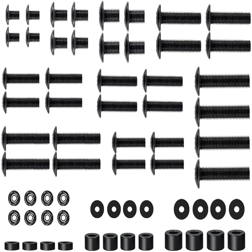 Mounting Dream TV Mounting Hardware TV Mount Screws Kit Comes with M4, M5, M6, M8 Screws, Includes Spacers and Washers, Fits Any TVs Up to 82 Inch, Works with Any Wall Mount MD5754