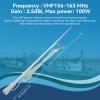 Retevis MA06 VHF Marine Antenna, 3.5dBi Fiberglass Waterproof Boat Antenna, 23 Ft/7 m RG-58 Coaxial Cable with PL-259 Connector Ratchet Mount, for Retevis RA27 RM20 VHF Marine Radio, 43.3Inch view 4