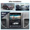 ZWNAV Android 9.0 Tesla Car Stereo for Honda CR-V, Car GPS Navigation Head Unit, Carplay, Radio, in-Dash DSP, Support Carplay, Android Auto (4G RAM 128GB ROM PX6 Carplay) view 2