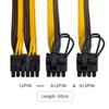 Chenyang 12Pin to ATX Dual 8Pin & 6Pin Splitter GPU Graphics Card Modular Cable for 3080 3090 AX850 AX750 AX650 Card view 2