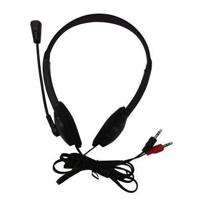 Baost Wired Over Ear Headphones with Microphone Foldable Headsets Wired Stereo Headset for 3.5mm PC Computer Laptop Random