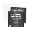 BCW 45 RPM Record Sleeves - 200 Count | Fits Standard 7 Inch Single 45s | Snug-Fit 2 Mil Polypropylene Outer Sleeves | Archival Plastic Covers for Vinyl Record Storage and Protection view 1
