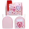 JOYIN 3 Packs Valentine Tin Mailbox for Party Favors, Classroom Prize Supplies, Greeting Cards, Exchange Gifts view 2