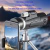 ASDQWER 10x42 Monocular for Adults BAK4 Prism with Tripod Phone,HD Monocular Telescope,Outdoor Portable Dual Focus Optics Zoom Lens Monoculars,for Beach Travel view 2