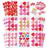 Heart Stickers,Valentines Stickers,Heart Stickers for Kids,Valentines Stickers,Valentine's Day Stickers for Kids,Face,Envelope and Gifts(288pcs) view 1