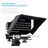 GVM Teleprompters for ipad Smartphone Tablet DSLR Camera Portable 10.5" Teleprompter Kit with Remote Control & App,Solid Aluminum Constructions,Colorless Spectroscope,Ultra HD Wide-Angle Lens view 2