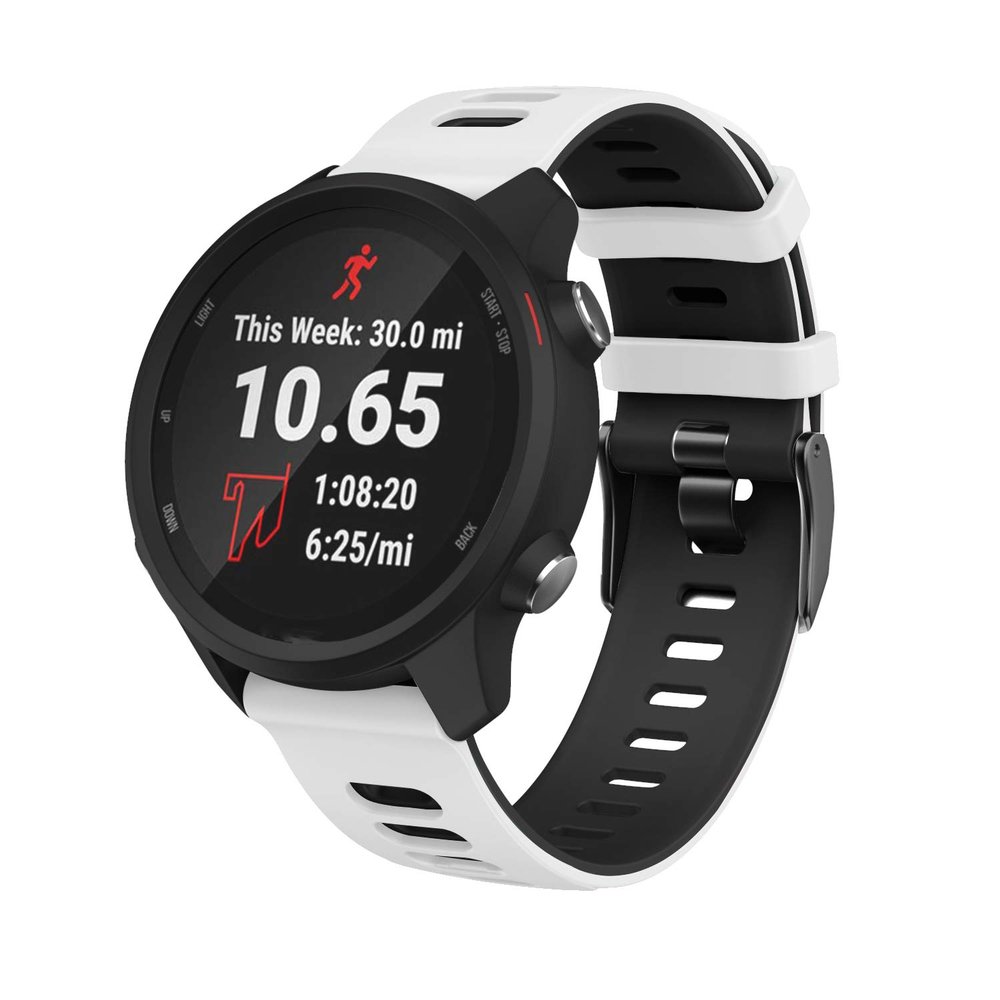 Senter for Forerunner 245 Band,20mm Soft Silicone Sport Replacement Strap Band Compatible with Garmin Forerunner 245 Smart Watch