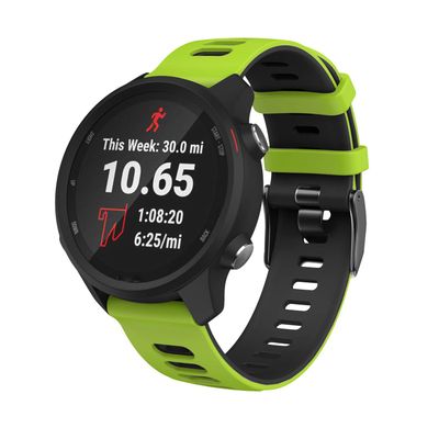 Senter for Forerunner 245 Band,20mm Soft Silicone Sport Replacement Strap Band Compatible with Garmin Forerunner 245 Smart Watch