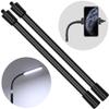 Gooseneck 6 inch 1/4' Threaded Male Female Gooseneck Arm for Webcam/Microphone/Tripod and Phone Camera Light (2pcs) Flexible Metal Arm view 1