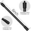Gooseneck 6 inch 1/4' Threaded Male Female Gooseneck Arm for Webcam/Microphone/Tripod and Phone Camera Light (2pcs) Flexible Metal Arm view 2