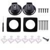 BestParts a Pair of OmniJewel Ceiling Brackets Compatible with Bose OmniJewel Lifestyle 650 Home Entertainment System Replacement for Bose Surround Speaker 700 Black Ceiling Brackets view 2