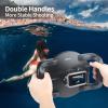 SHOOT Dome Port for GoPro Hero 13/12/11/10/9 Black - Upgraded Coating Film for Anti-Scratch, Dual Handle Stabilizer Floating Grip, Overall Waterproof Case - Shoot Over Underwater Photos/Videos view 3