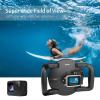 SHOOT Dome Port for GoPro Hero 13/12/11/10/9 Black - Upgraded Coating Film for Anti-Scratch, Dual Handle Stabilizer Floating Grip, Overall Waterproof Case - Shoot Over Underwater Photos/Videos view 4