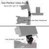 DSLR Camera Field Monitor Mount Holder with Cold Shoe for 5 inch and 7 inch Monitor, Swivel 360 and 180 Tilt for Video Shooting Photography Accessories view 3