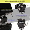 DSLR Camera Field Monitor Mount Holder with Cold Shoe for 5 inch and 7 inch Monitor, Swivel 360 and 180 Tilt for Video Shooting Photography Accessories view 4