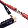 CNCESS CESS-029-3f Banana Extension Cable, 4mm Banana Female to Male, Silicone Cable, 2 Pack (3 Feet) view 2