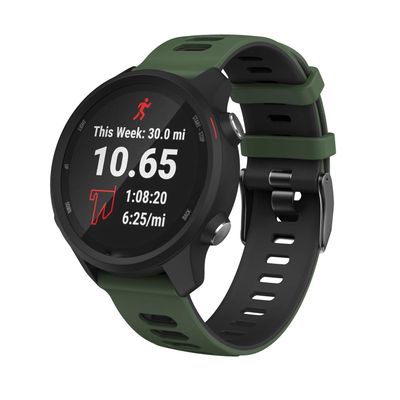 Senter for Forerunner 245 Band,20mm Soft Silicone Sport Replacement Strap Band Compatible with Garmin Forerunner 245 Smart Watch