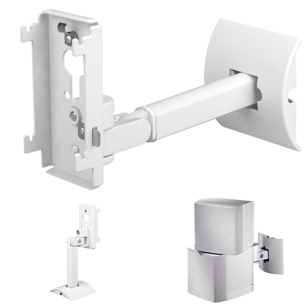 BestPartsCom Steel Wall Mount Ceiling Bracket Stand for UB-20 Series II Compatible with All Bose CineMate Lifestyle White