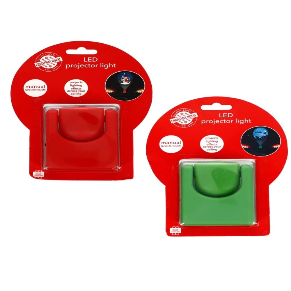 Christmas House LED Christmas Themed Projector Device - 2 Different Projectors