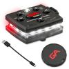 Guardian Angel Micro Series Safety Lights, (All White Front & Red Rear) | Rechargeable, Magnetic & Hands-Free Wearable LED Flashlight for Dog Walking, Cycling, Hiking, Camping & Fishing view 1