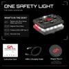 Guardian Angel Micro Series Safety Lights, (All White Front & Red Rear) | Rechargeable, Magnetic & Hands-Free Wearable LED Flashlight for Dog Walking, Cycling, Hiking, Camping & Fishing view 4