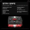 Guardian Angel Micro Series Safety Lights, Beacon Device (Red Front & Green Rear) | Rechargeable, Magnetic & Hands-Free Wearable LED Light for Dog Walking, Cycling, Camping & Kayak view 2