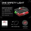 Guardian Angel Micro Series Safety Lights, Beacon Device (Red Front & Green Rear) | Rechargeable, Magnetic & Hands-Free Wearable LED Light for Dog Walking, Cycling, Camping & Kayak view 4