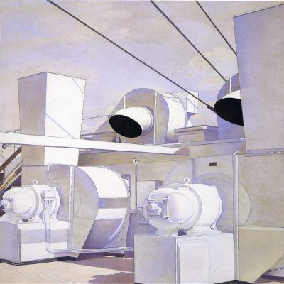 Charles Sheeler : Upper Deck : 1929 : Archival Quality Art Print