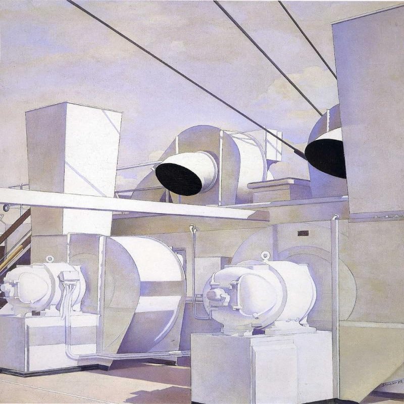 Charles Sheeler : Upper Deck : 1929 : Archival Quality Art Print