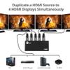 SIIG HDMI Splitter 1 in 4 Out Intelligent Video Downscaling 4K 60Hz HDR HDCP Bypass 2.2 EDID Management Digital and PCM 7.1 Audio (CE-H26C11-S1) view 3