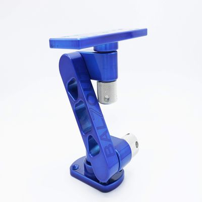 BalZout Blue Powder Coated 6" Bullet Base Aluminum Mount Fits Garmin Hummingbird Lowrance LGBB6-BU