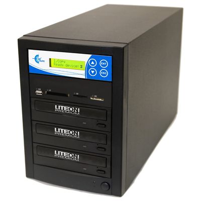EZ DUPE 1 to 2 Media Mirror Duplicator - Flash (SD/CF/MS/MMC/USB) & Disc (DVD/CD) to DVD CD Disc Copy Copier Multimedia Backup (M902-SSP)