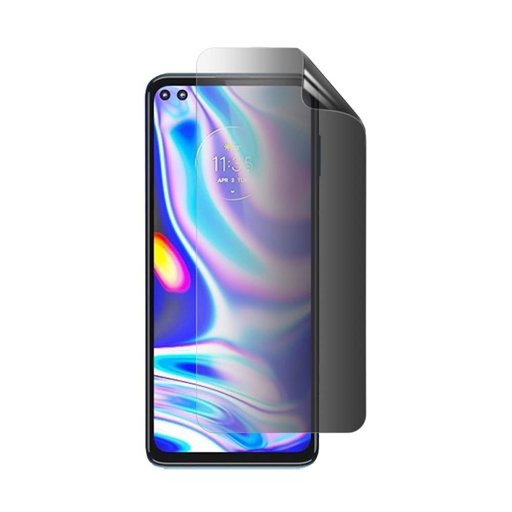 celicious Privacy 2-Way Anti-Spy Filter Screen Protector Film Compatible with Motorola One 5G